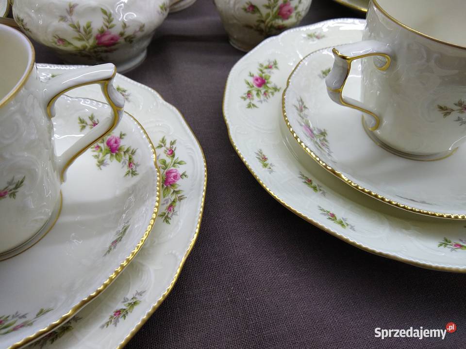 Rosenthal Sanssouci Ramona serwis duże filiżanki Porcelana i szkło Kalisz