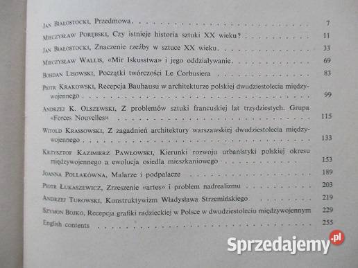 Sztuka XX wieku sztuka malarstwo architektura Łódź sprzedam