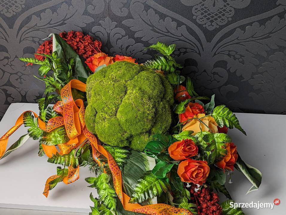 Wiązanka nagrobna DUŻA 100 długości Piękna lubelskie Pałecznica-Kolonia