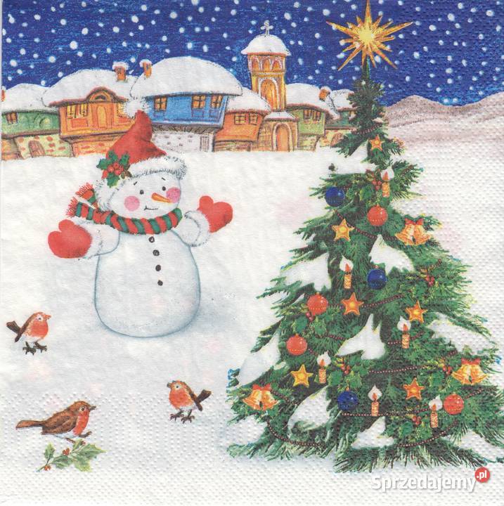 Decoupage serwetki Boże Narodzenia zestaw 6 świętokrzyskie Skarżysko-Kamienna
