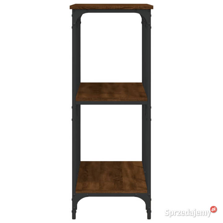 Stolik konsolowy brązowy dąb 102x35x90 WM834149 Warszawa