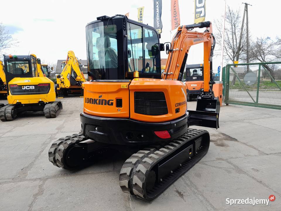 KOPARKA GĄSIENICOWA 6 TON LONKING JCB CAT VOLVO Rok produkcji 2026 Maszyny budowlane