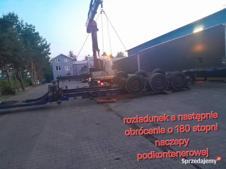 Usługi wózkiem widłowym HDS załadunki rozładunki Transport specjalistyczny mazowieckie Warszawa
