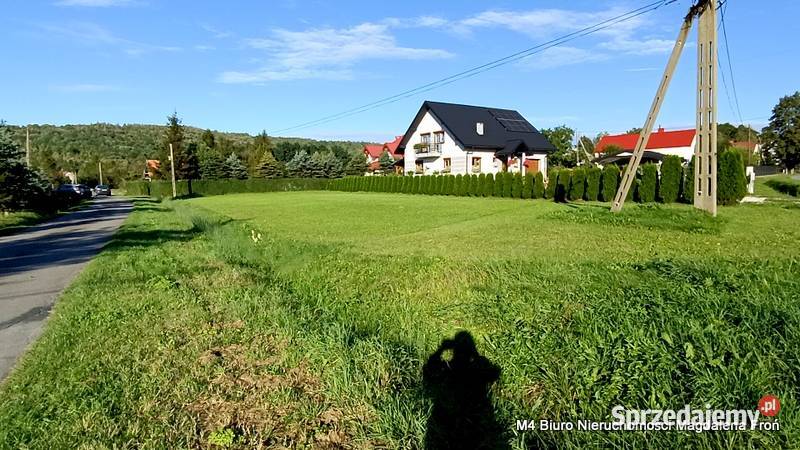Widokowa działka Beskid Niski podkarpackie Jasionka