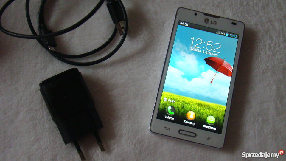 Telefon LG Optimus L7 II Biały bluetooth Telefony komórkowe małopolskie Chrzanów