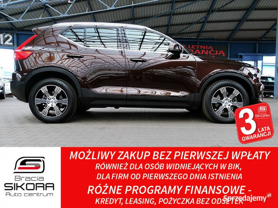 Volvo XC 40 INSCRIPTION 4x4 AUTOMAT LedSkóraNavi Samochody osobowe sprzedam
