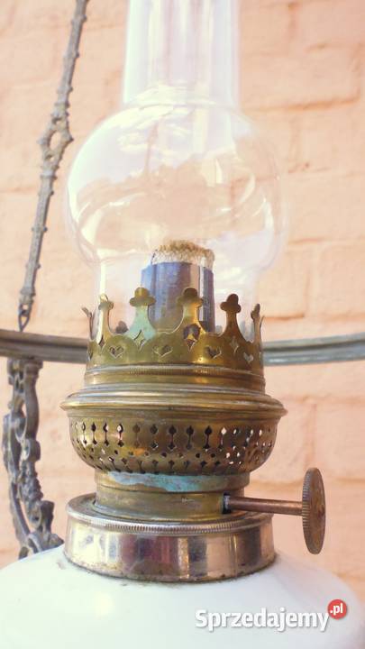 Przedwojenna Lampa Naftowa Wisząca