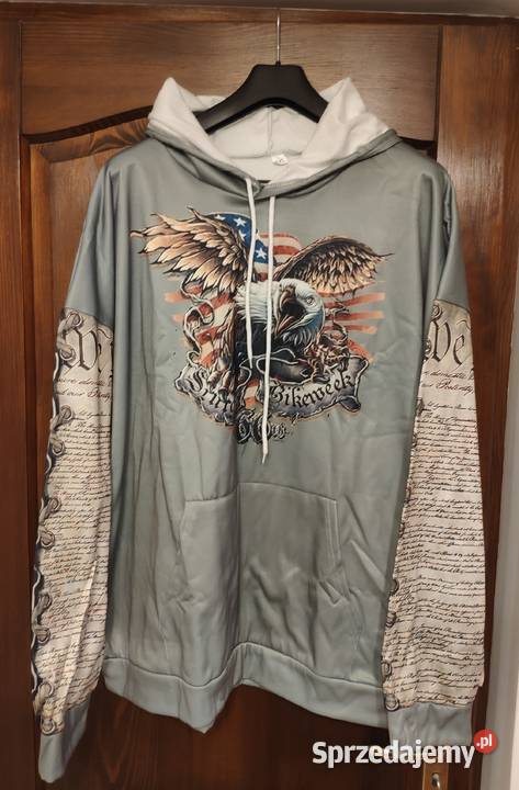 Ogromna nowa bluza lekko ocieplana 5XL oliwkowa małopolskie Kraków