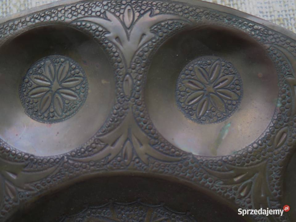 Talerz dekoracyjny na ścianę metalowy Warszawa