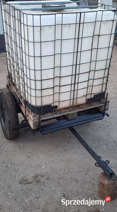 Beczka mauzer zbiornik na podwoziu 1000l Sejny