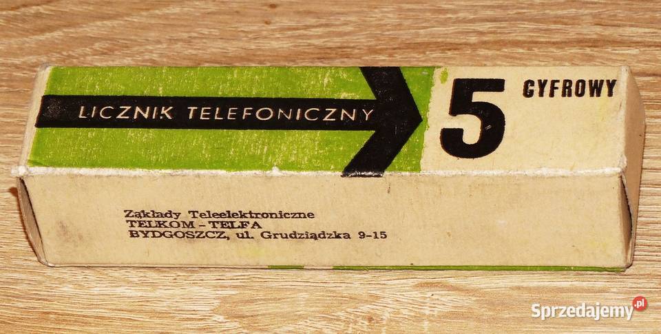 Telefoniczny mechaniczny licznik impulsów 2300 Gliwice