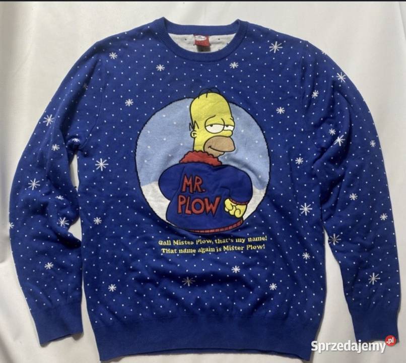 Sweter swiateczny orginalny Simpsonowie Homer Puławy