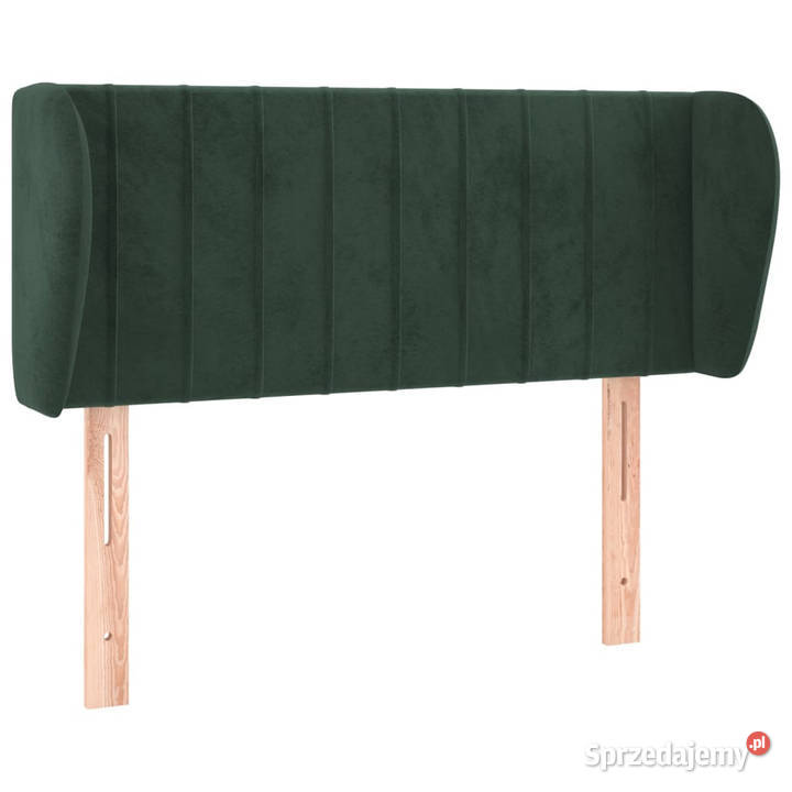 Zagłówek uszak ciemnozielony 103x23x7888 Warszawa