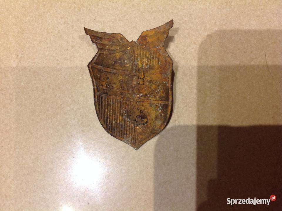 Stary Mosiężny Emblemat Znaczek Logo Turnier na Nowa Sól sprzedam