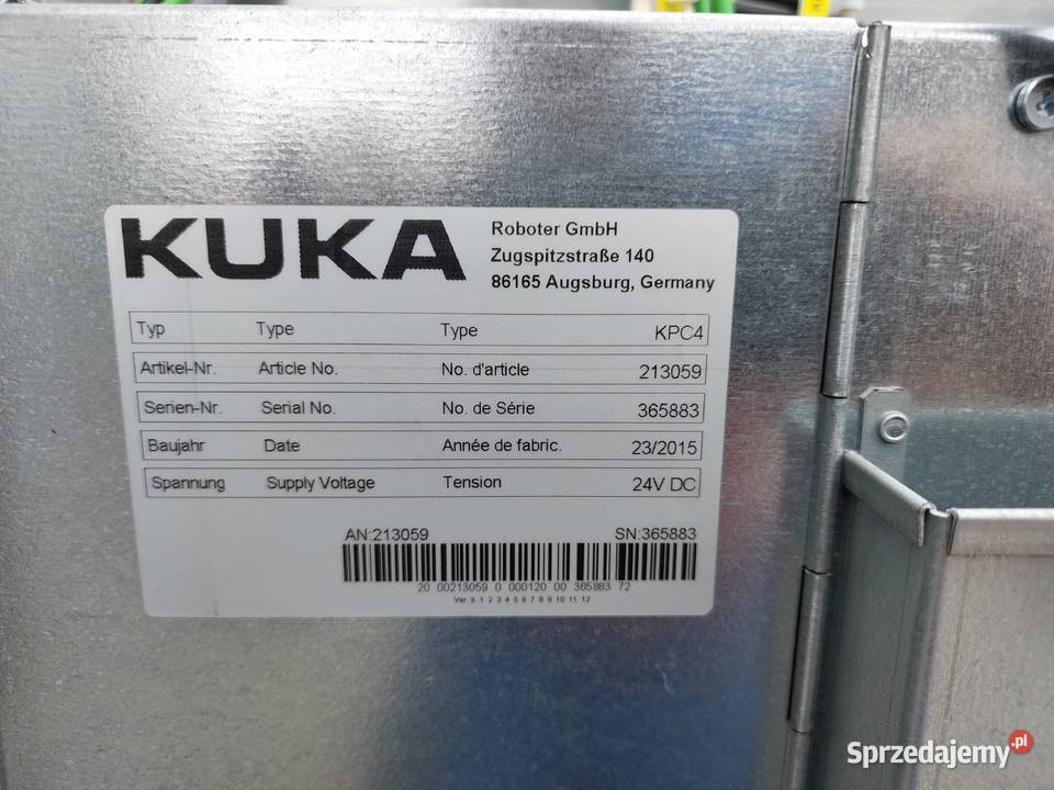 Robot przemysłowy KUKA KR162 szafa KRC4 panel Gorzów Wielkopolski sprzedam