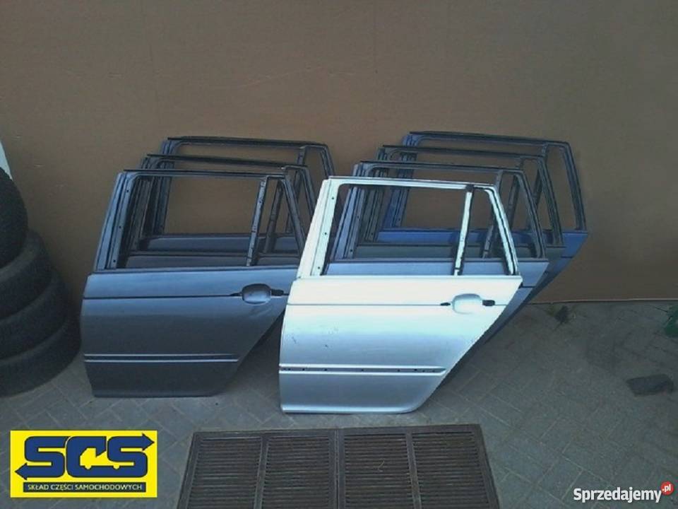 BMW SERIA 3 E46 KOMBI DRZWI LEWY TYŁ TYLNE 9807