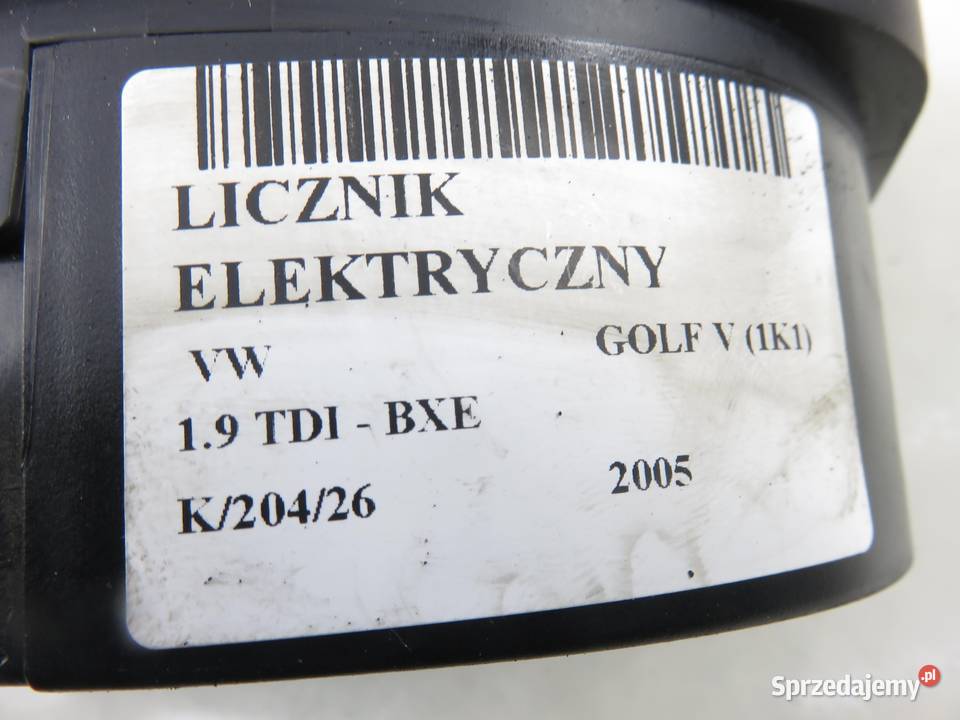 LICZNIK VW GOLF V 1K1 19 TDI BXE 1K0920850L