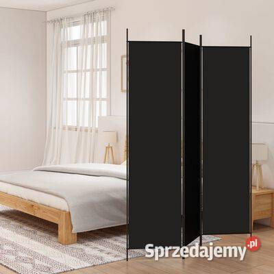 vidaXL Parawan 3panelowy czarny 150x200 Warszawa sprzedam