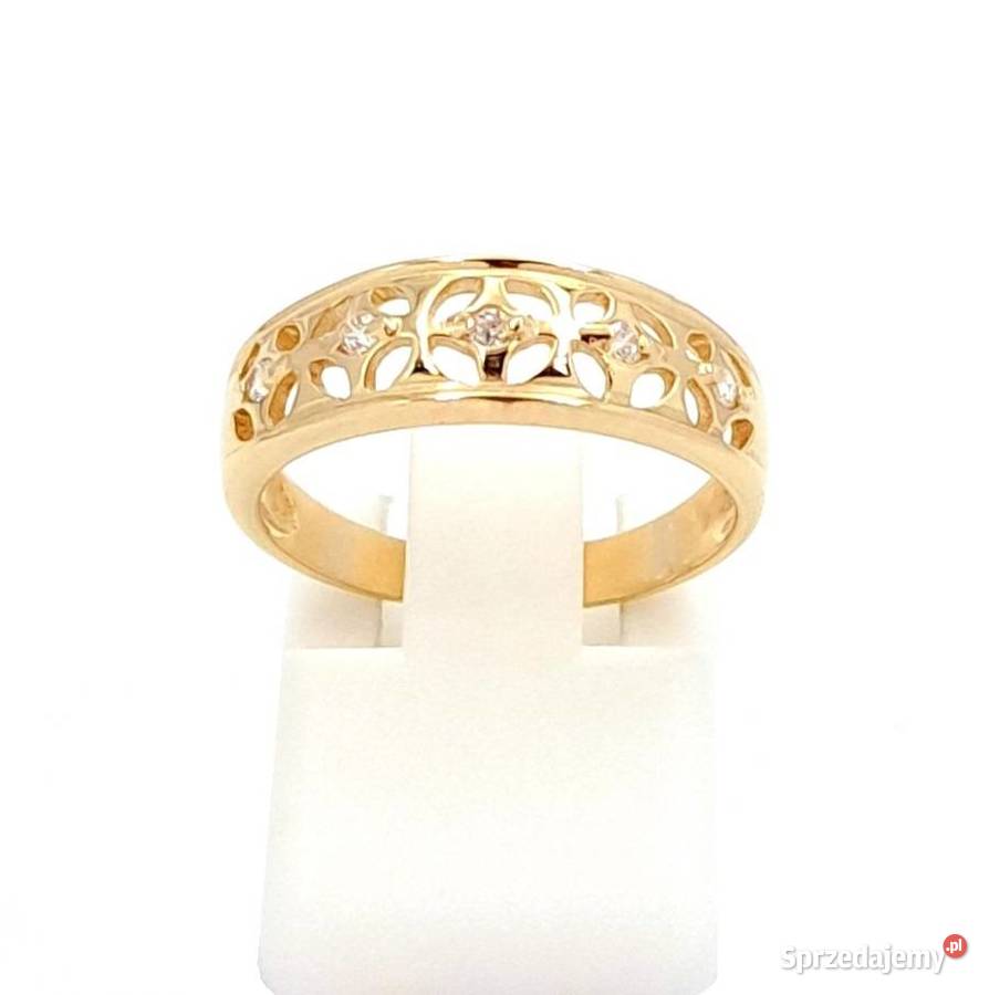 Pierścionek r11 Złoty pr585 Obrączkowy Z685 złote Poznań