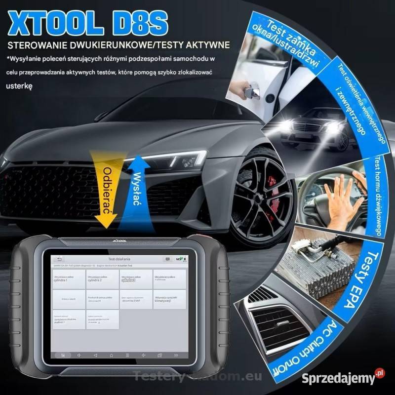 XTOOL D8S ECU Kodowanie Can FD DOIP Funkcje Radom