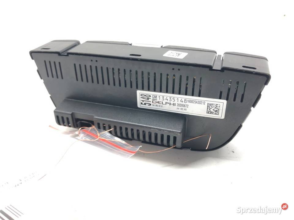 PANEL STEROWANIA NAWIEWU OPEL MERIVA B 13435148 osobowe Panele sterowania, przełączniki Motoryzacja