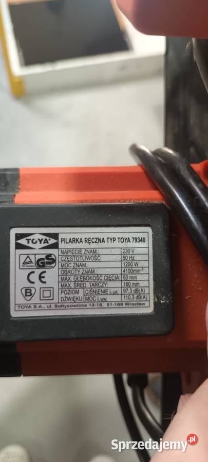 PILARKA RĘCZNA TOYA 79340 1200 W Kraków