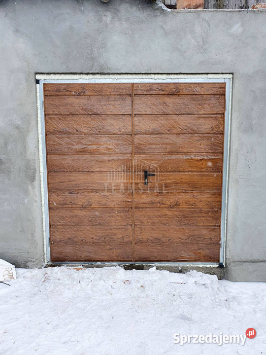Bramy garażowe na wymiar dwuskrzydłowe ocieplone dolnośląskie Kłodzko