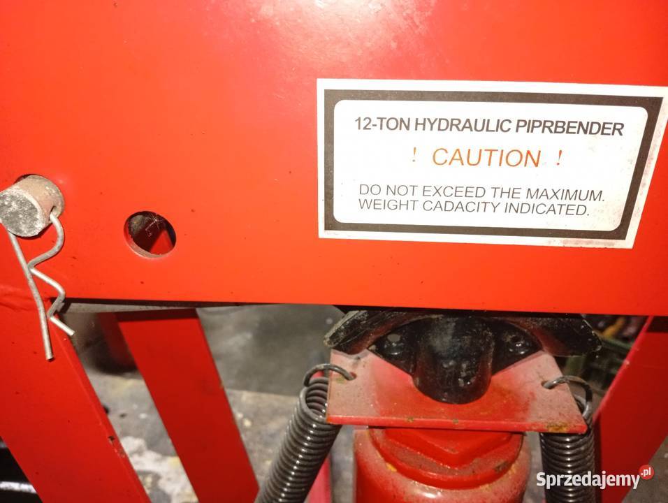 Giętarka hydrauliczna do rur 12 t Lublin