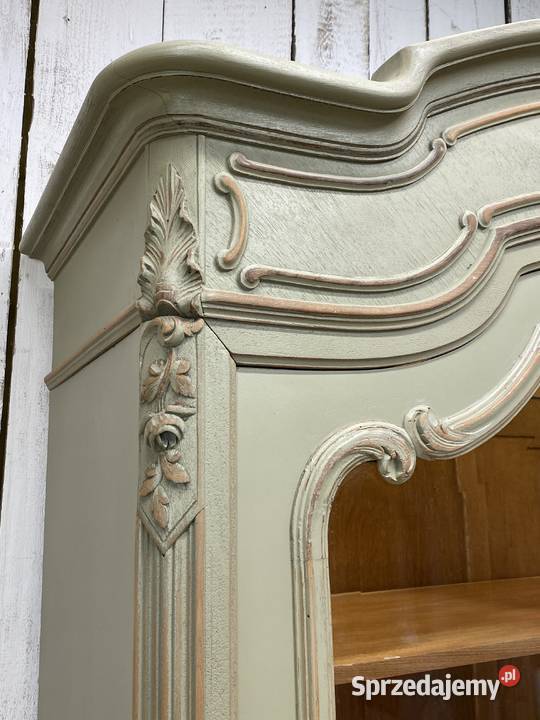 BIBLIOTEKA witryna oliwkowa Louis XV Francja 137cm małopolskie Kraków sprzedam