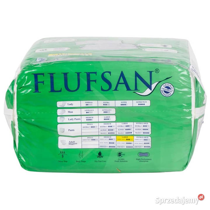 Flufsan Pieluchy dorosłych jednorazowe 15 Warszawa