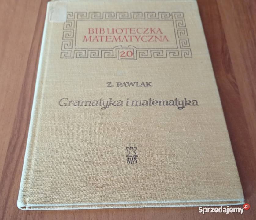 Gramatyka i matematyka Zdzisław Pawlak pomorskie Gdańsk sprzedam