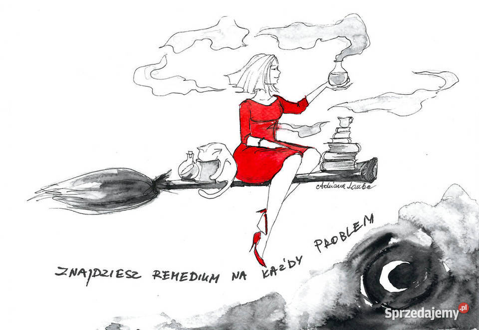 REMEDIUM akwarela artystki Adriany Laube obraz Katowice