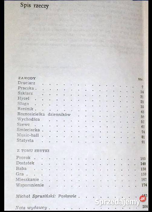 Zawody Zbytki Juliusz Kaden Bandrowski Rok wydania 1982 lubelskie Chełm