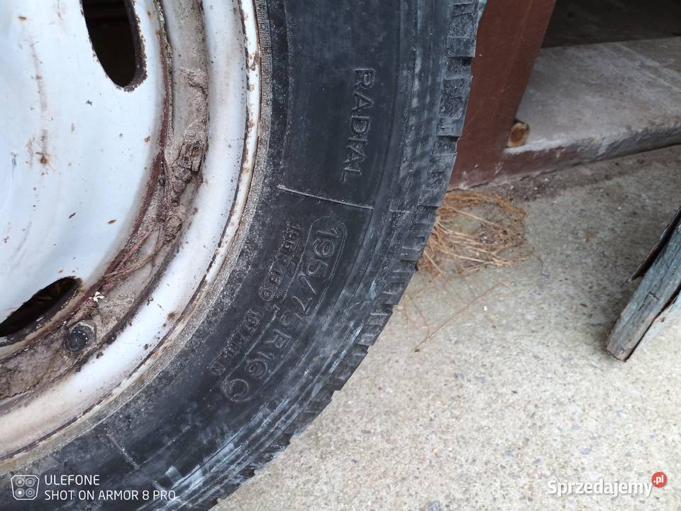 Koło zapasowe 195 75 16 c Nadrybie Ukazowe