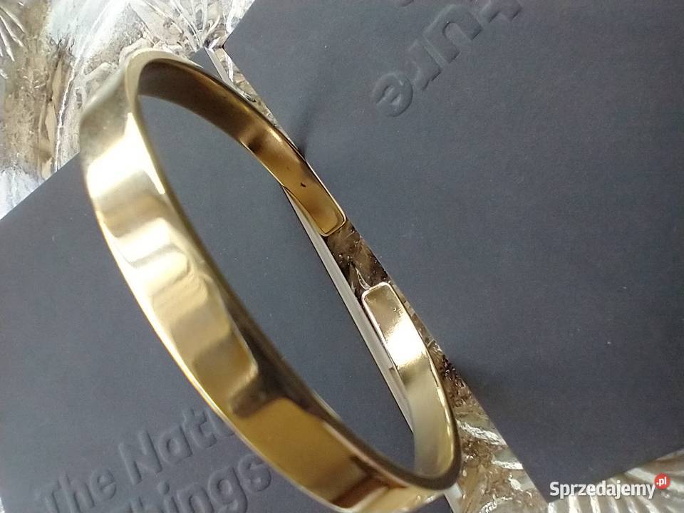 Gładka bransoletka mosiądz metaloplastyka