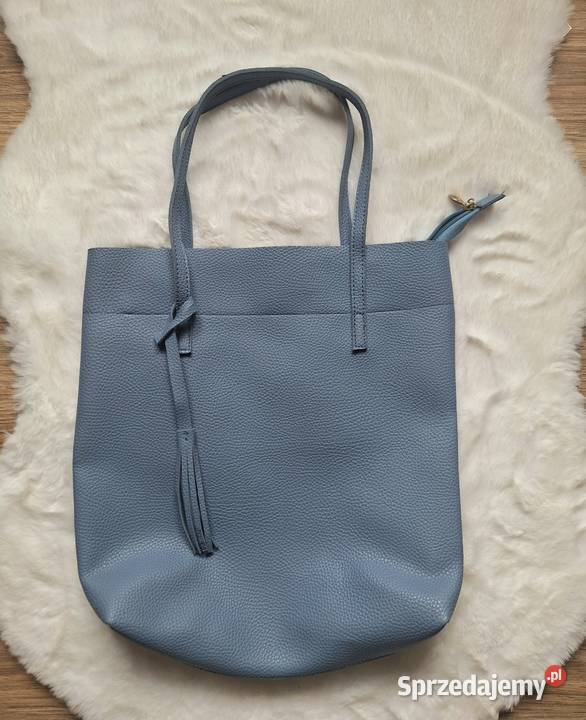 Świetna niebieska torba torebka na ramię Kraków