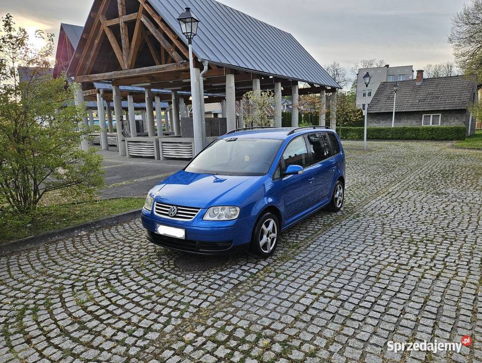 VW Touran 2003r 19Tdi Klimatronik Alufelgi 7osób Zarejestrowany w Polsce Ryglice sprzedam