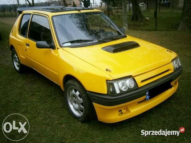 Peugeot 205 GTI 21 Turbo Diesel MI 16 Turbina z żółty 205 Kraków