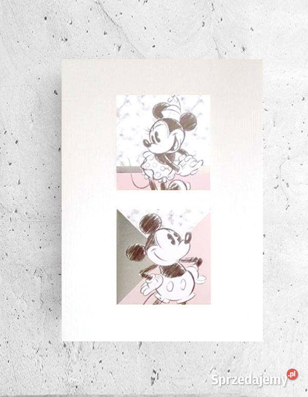 myszka miki plakat minnie plakat pastelowy obraz Szczecin
