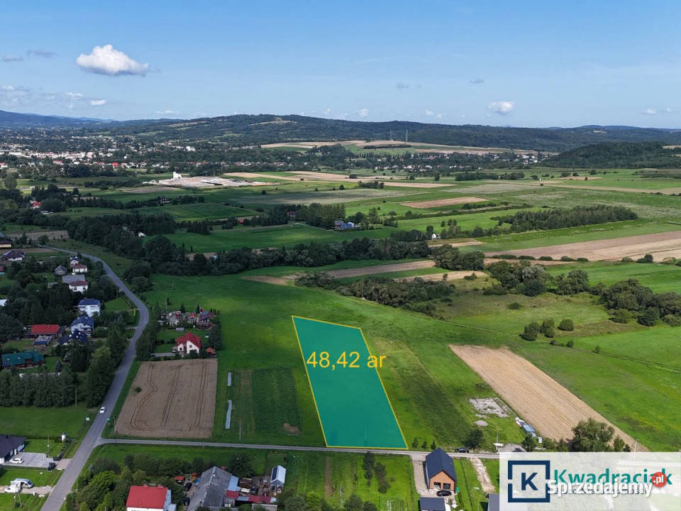 sprzedaży gruntu Cergowa 4842m2 sprzedam