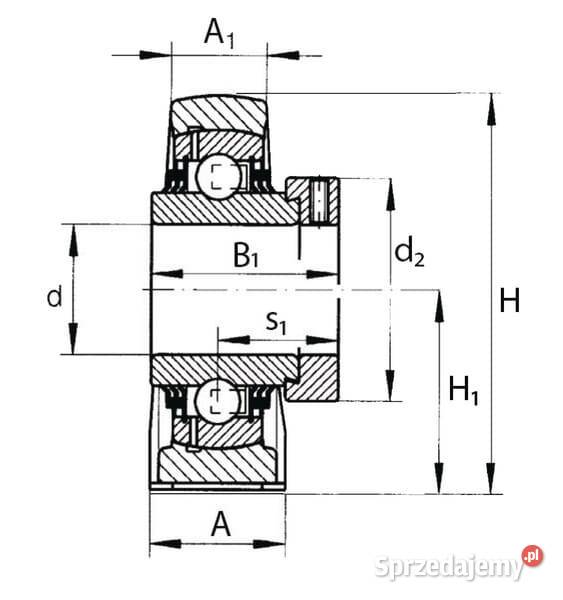 Zespół łożyskowy SKF SY 50FM 7500SY50FM Kamionna