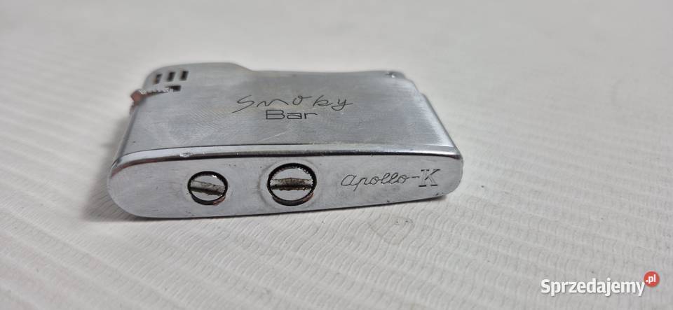Kultowa Zapalniczka Vintage ApolloK Smoky Bar lubelskie Biłgoraj