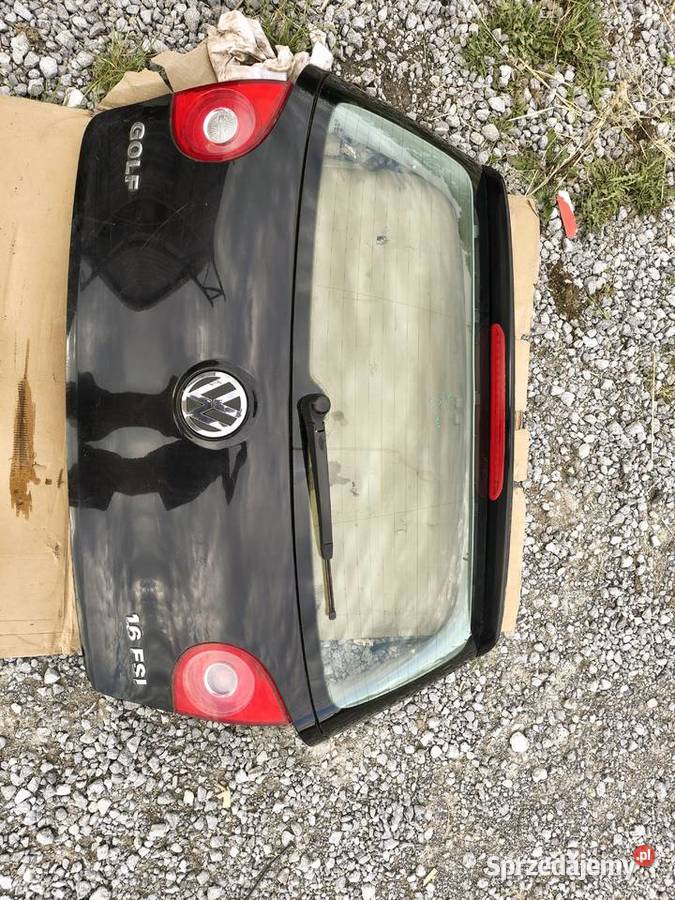 Klapa Tylna Bagażnika VW Golf 5 16 FSI Czarna osobowe Radom