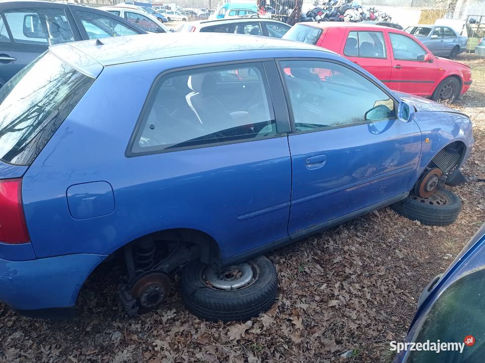 Audi A3 19 TDI 66 kW 1999 r dawca części osobowe Szklarka Myślniewska sprzedam