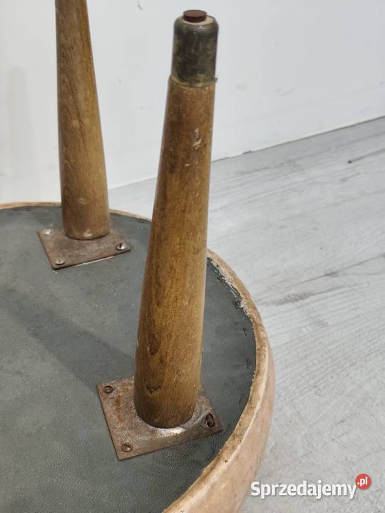 Kultowy podnóżek pufa PRL patyczak vintage loft sprzedam