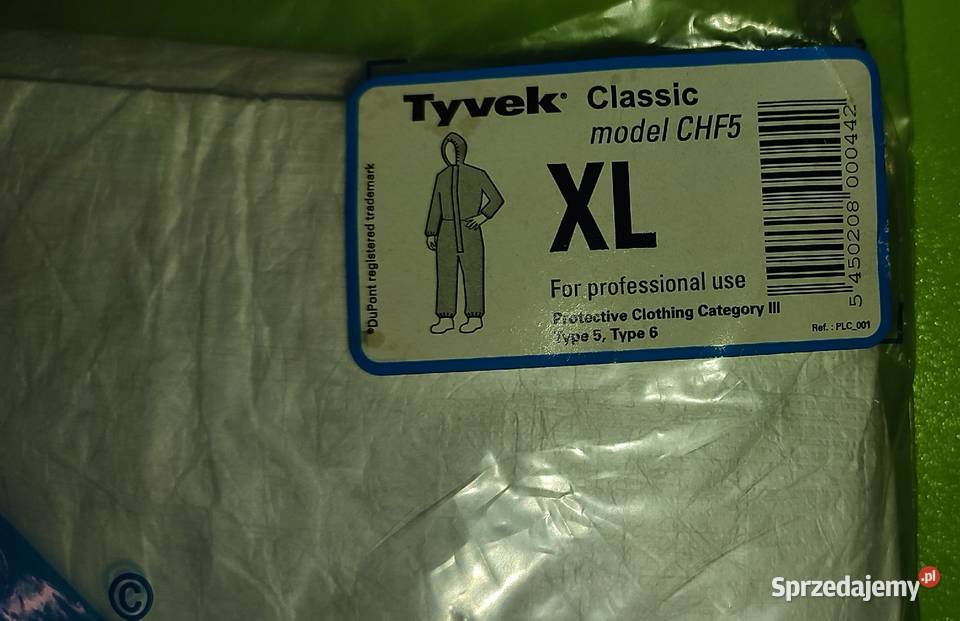 DuPont Kombinezon ochronny XL Sochaczew sprzedam