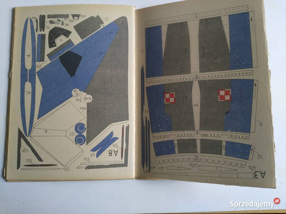 Mały Modelarz 121990 Samolot myśliwskobombowy śląskie Dąbrowa Górnicza