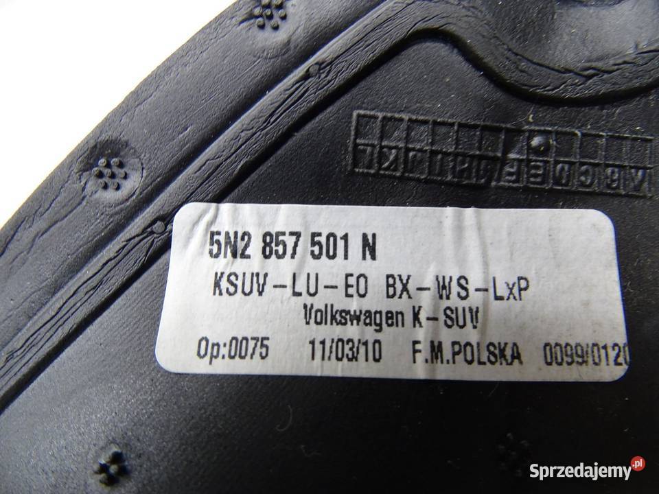 LUSTERKO LEWE LEWY PRZÓD PRZEDNIE VW TIGUAN I 5N małopolskie