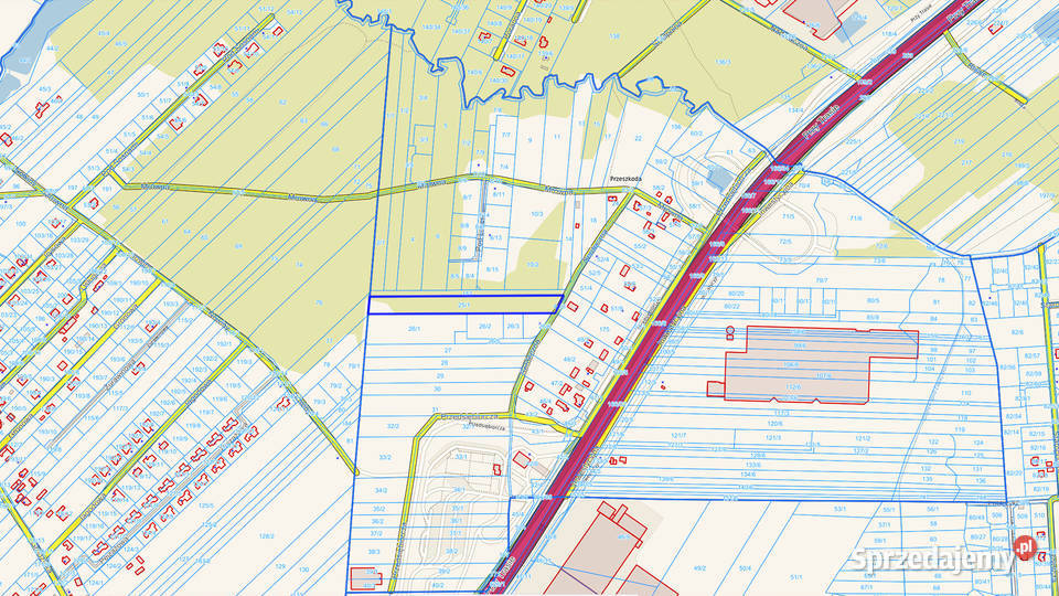 Działka 9000m2 Przeszkoda gm Żabia Wola mazowieckie