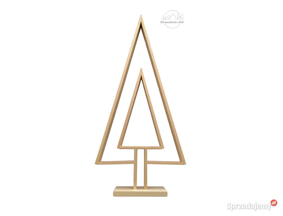 Choinka drewniana baza do ozdabiania wysokość 68 Boże Narodzenie Szczecin sprzedam